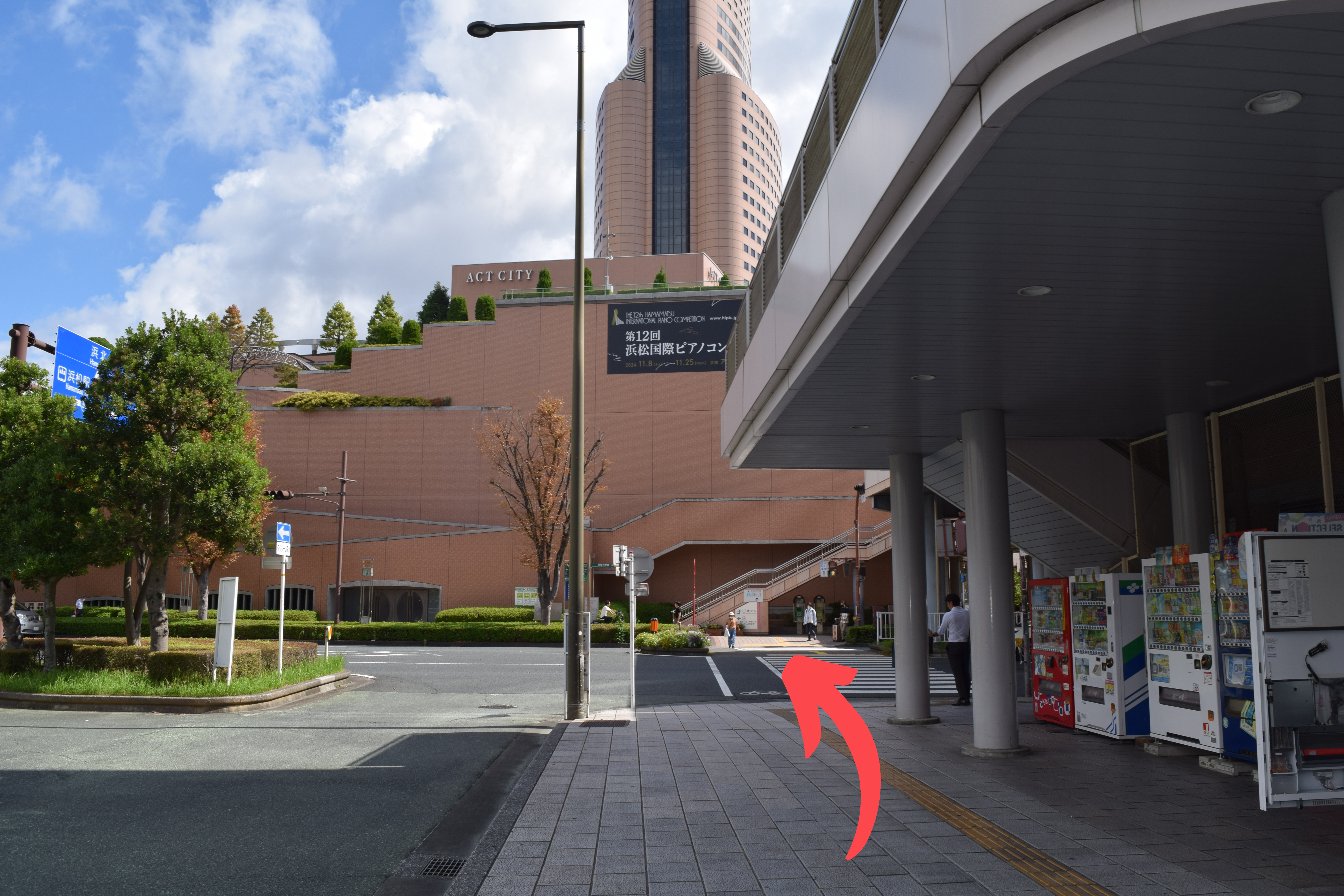 JR浜松駅からお越しの方②